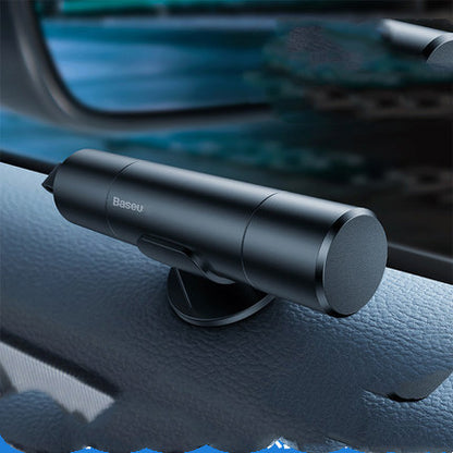 2-in-1 Car Emergency Hammer Glass Breaker & Seatbelt Cutter Lifesaving