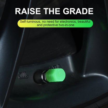 Fluorescent Valve Caps for Cars & Motorcycles