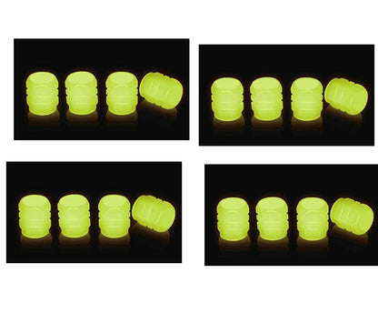 Fluorescent Valve Caps for Cars & Motorcycles