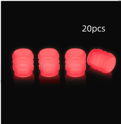 Fluorescent Valve Caps for Cars & Motorcycles